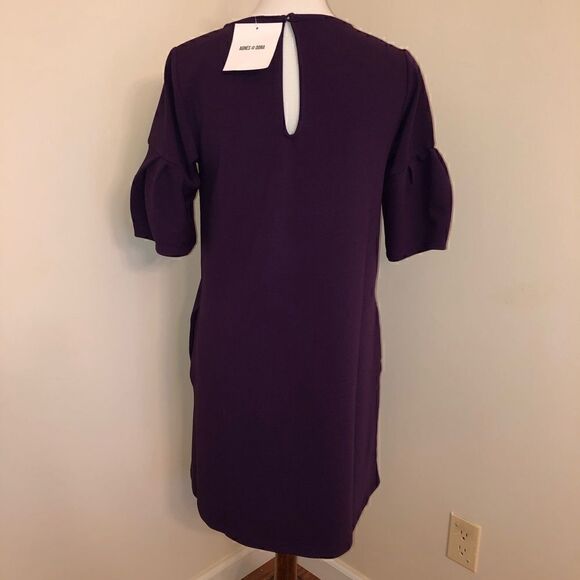 Agnes & Dora | NEW Plum Purple Adams Shift Dress - Picture 4 of 5